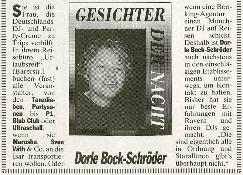 Zeitungsbericht ueber die Reise-influnezerin Dorothea Schroeder vom Reisebuero Urlaubsreif